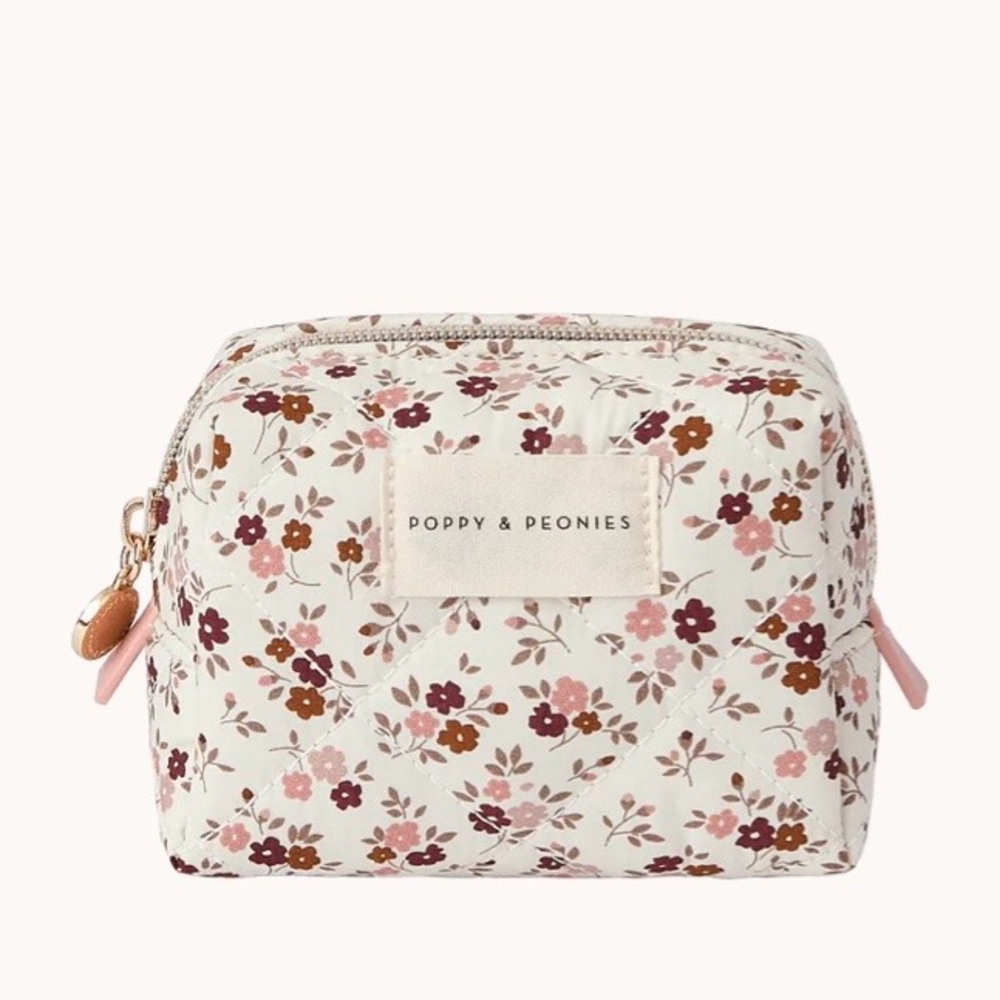 Poppy & Peonies 3 PC Cosmetic Bag Set - Picture 5 of 9
